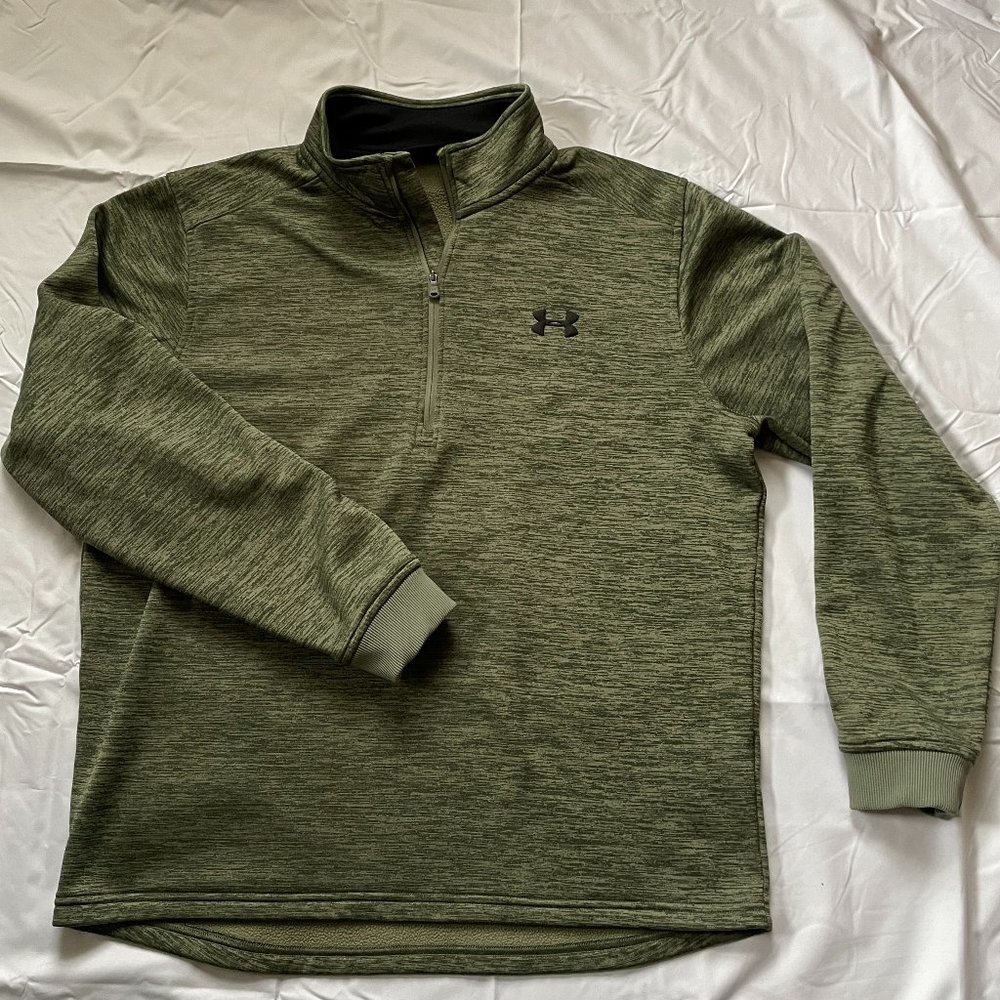 Under Armour Cold Gear 1/2 Zip Loose Pullover, Lrg